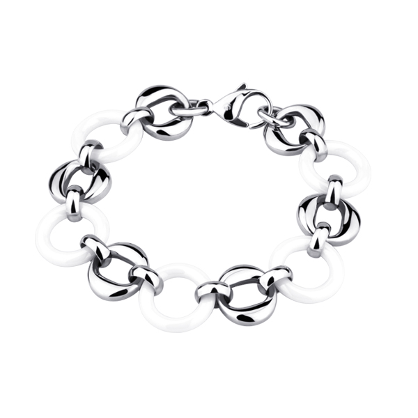 ГРИВНА DARK MOON- CBS 14 WHITE CERAMIC/STEEL